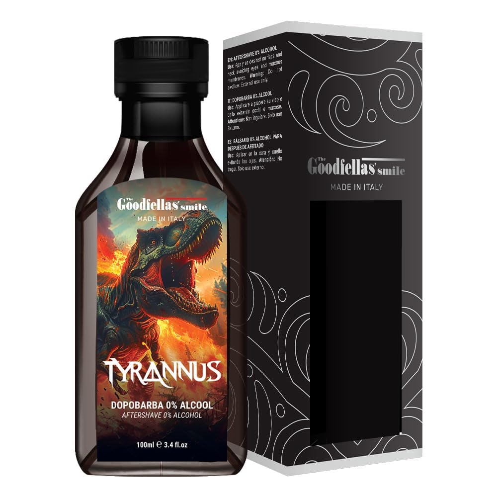 Goodfellas' Smile Tyrannus Alcohol-Free Aftershave, 100ml, Made in Italy
