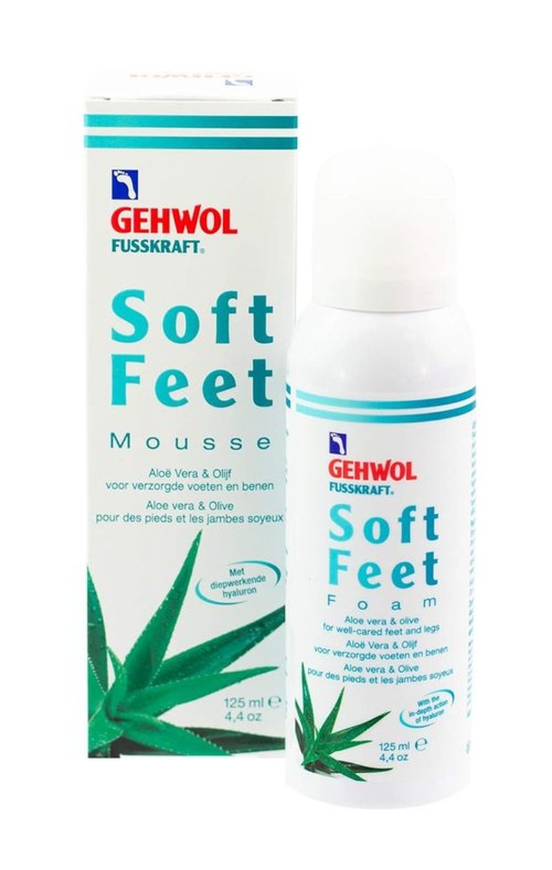 GEHWOL Soft Feet Foam - Nourishing Foot Care Cream for Smooth Skin | 4.4 Ounce
