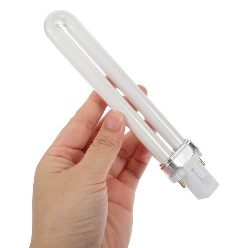 Lurrose 4pcs Nail Dryer Lamp Bulbs Replacement 9W UV 365nm Tube for Nail Art Dryer UV Lamp Light