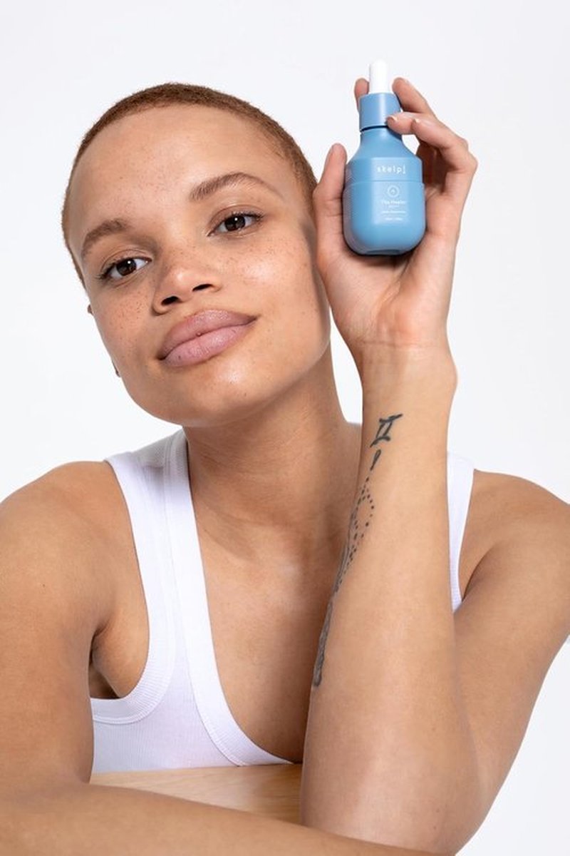 Skelp!™ The Healer Serum - Weightless Hydrating Antioxidant Hair & Scalp Treatment with Biotin & Vitamin C, 1.69oz