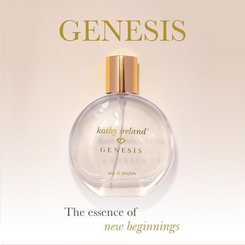 Kathy Ireland Genesis - Citrus Floral Perfume for Women - Eau de Parfum with Rose & Green Mandarin - 3.4 oz