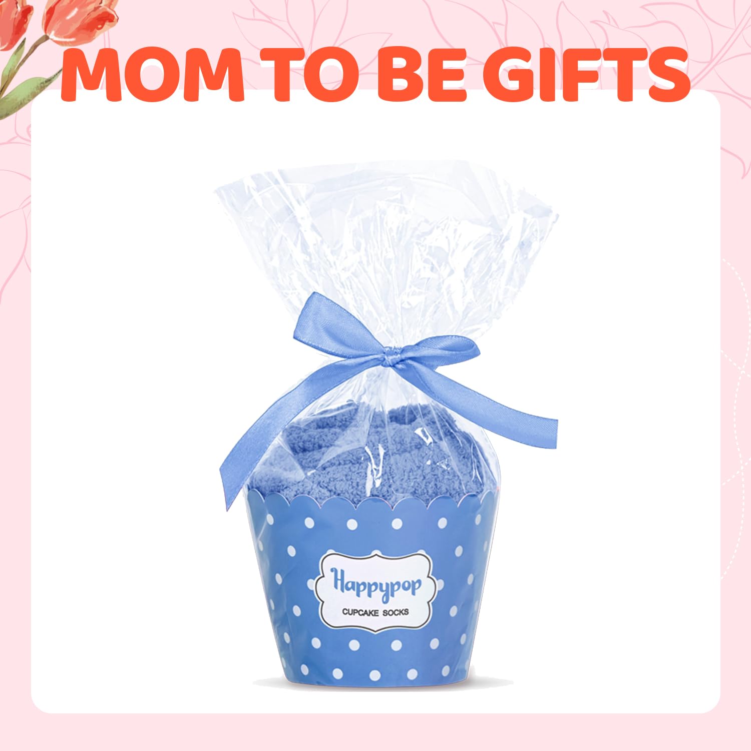 HAPPYPOP New Mom Gifts for Women - Pregnancy Socks for Pregnant Wife, Mother's Day Gifts for First Time Moms, Labor Delivery Gift