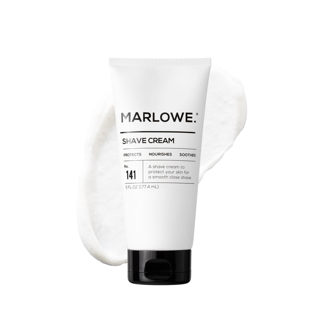 MARLOWE. No. 142 Men's Shave Gel 6 Oz | Protects Skin from Irritation & Razor Burn | Hydrates & Lubricates Better than Foam | Sensitive Skin Approved