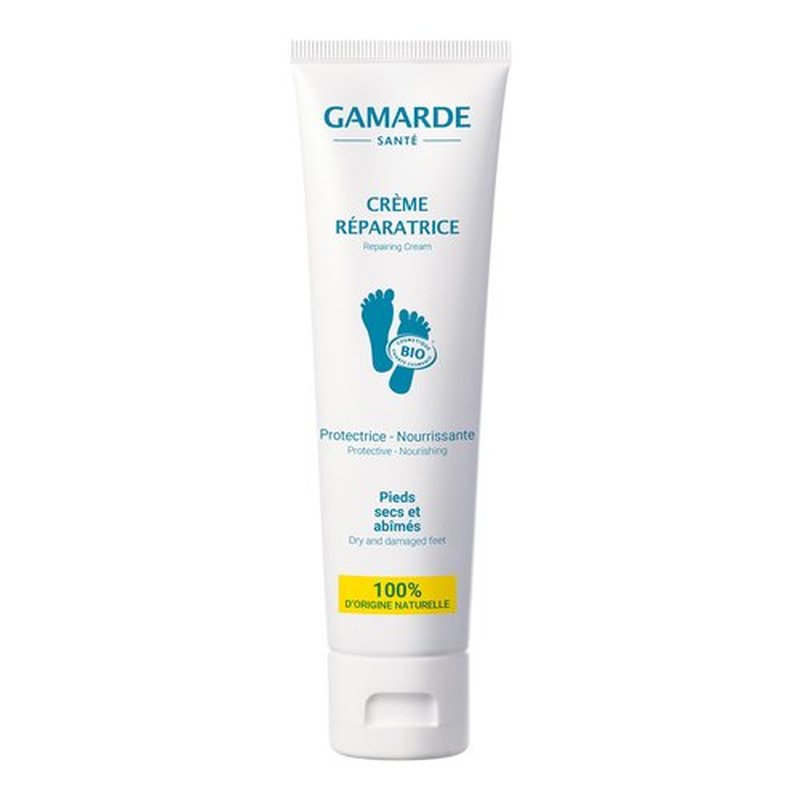 Gamarde Restorative Cream - Foot Cream with Tea Tree Oil for Skin - Protective, Nourishing, Restores Suppleness and Elasticity - 3.38 oz