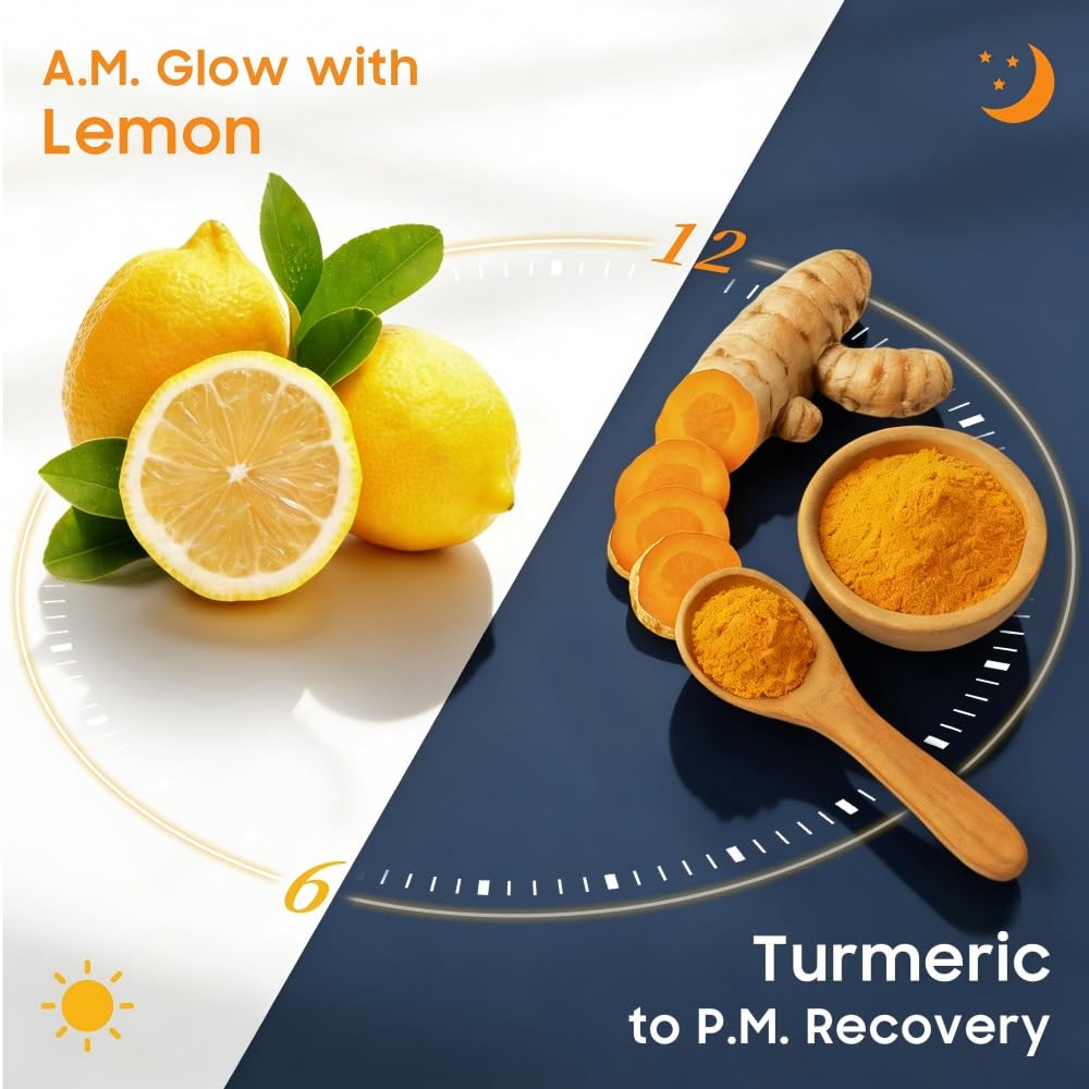 Uselective Lemon & Turmeric Glow Soap Bar for Dark Spots Remover, Powered by Kojic Acid & Vitamin C for Brightening & Fading Acne Scars - 3x Moisturizing with Shea Butter - SLS Free