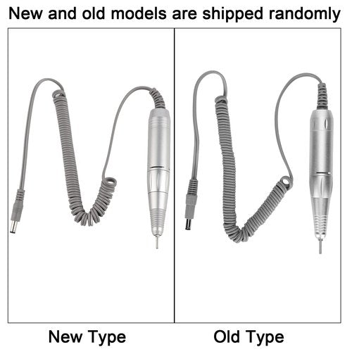 Replacement Handle for Electric Nail Drill Machine, 35000rpm Nail Drill Pen Replacement Handle, Nail Polisher Grinder Handpiece Handle Electric Portable Nail Polishing Machine Replacement Handle
