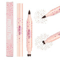 Jolilab Freckle Pen - 3-in-1 Dual-Ended Stamp & Precision Tip Eyeliner/Brow Pencil | Waterproof, 2 Shades