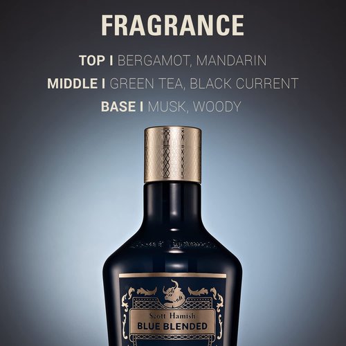 Scott Hamish Blue Blended Lotion Essence - Men's Anti-Aging Face Moisturizer with Hyaluronic Acid & Amino Acids | 6.09 fl. oz.