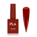 PLA 124 Red Gel Nail Polish - No-Chip, Quick Dry Formula | 15ml UV Gel Polish | 10-Free Soak Off