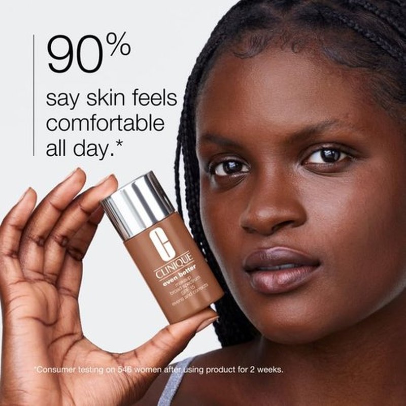 Clinique Even Better Makeup Liquid Foundation SPF 15 - Vitamin C for All Skin Types | Medium Coverage & Natural Finish