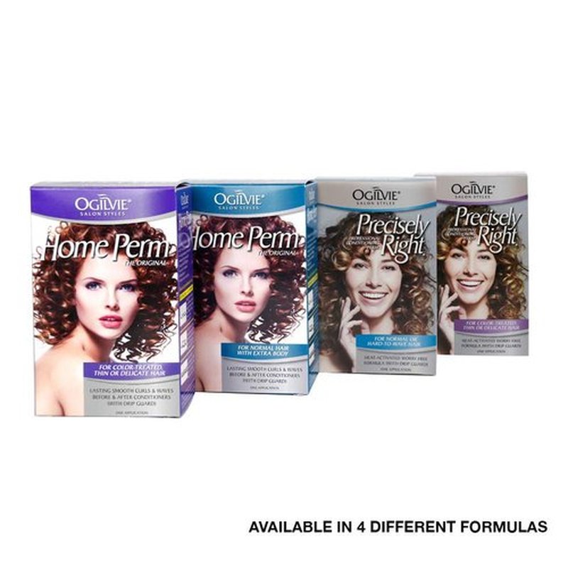 Ogilvie Salon Styles Professional Conditioning Perm Kit - Perfect for Color-Treated Hair - 1 Application