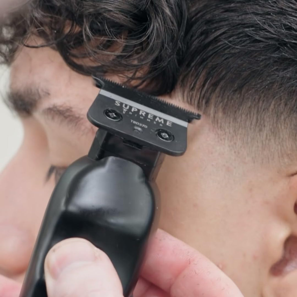 Supreme Trimmer Vader Trimmer & Crunch Foil Shaver Barber Haircutting Kit | Professional DLC T-Blade Beard Trimmer ST3778 & STF602 Waterproof IPX6 Shaver Set | (Acid)