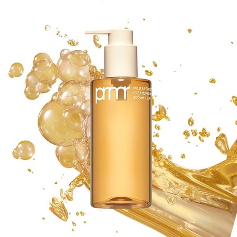 Primera (PRMR Oil To Foam Cleanser Korean Deep Cleansing Oil, Daily Makeup Remover, Blackheads, Dust and Dirt Removal, Pore Cleaning, Hyaluronic acid, Deep Clean in One Step (200ml, 6.76 fl. oz)