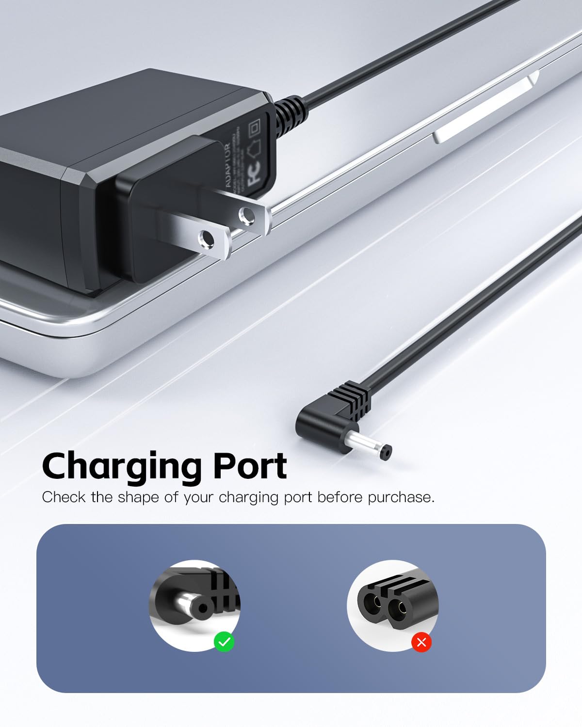 Superer 2.52W AC Charger Fit for Wahl Trimmer 9818L 9888L 9918D WNT-8 WNT-9 9864 9876 9766 8779 5622 5623 79608 97581 Hair Beard Shaver Power Supply Adapter Cord