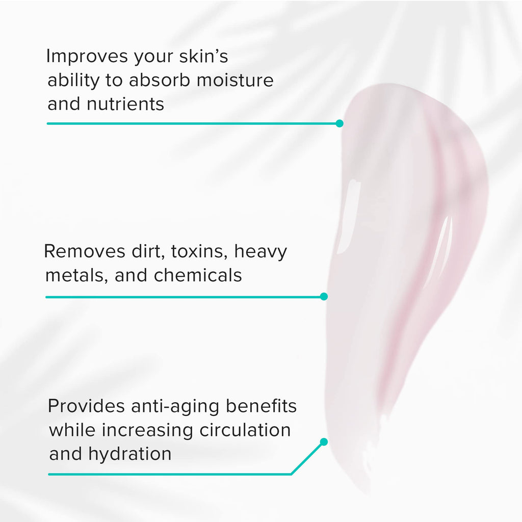 ClarityRx Live + Be Well Probiotic + Pink Himalayan Salt Face Mask, Natural Plant-Based Moisturizing Facial Treatment for All Skin Types, Reduces Redness, Acne & Signs of Aging (1.7 oz)