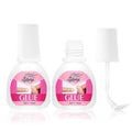 GELLAKTIK Super Strong Nail Glue for Press On Nails, 2X15ml Brush On Nail Glue for Acrylic Nails, Fake Nails & Nail Tips, Durable & Long-Lasting, Easy Application, Mess-Free & Travel-Friendly