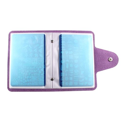 FingerAngel 4PCS XL Nail Art Stamp Plates with Stamping Image Plates Collection Manicure Tools Plate Organizers XL07-10