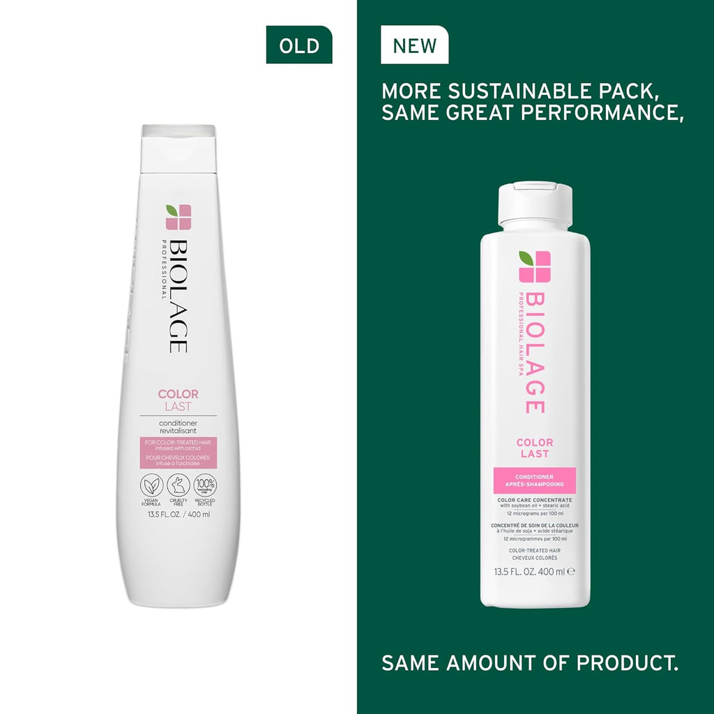 Biolage Color Last Shampoo & Conditioner Set - Protects Color-Treated Hair, Hydrates & Adds Shine, Vegan