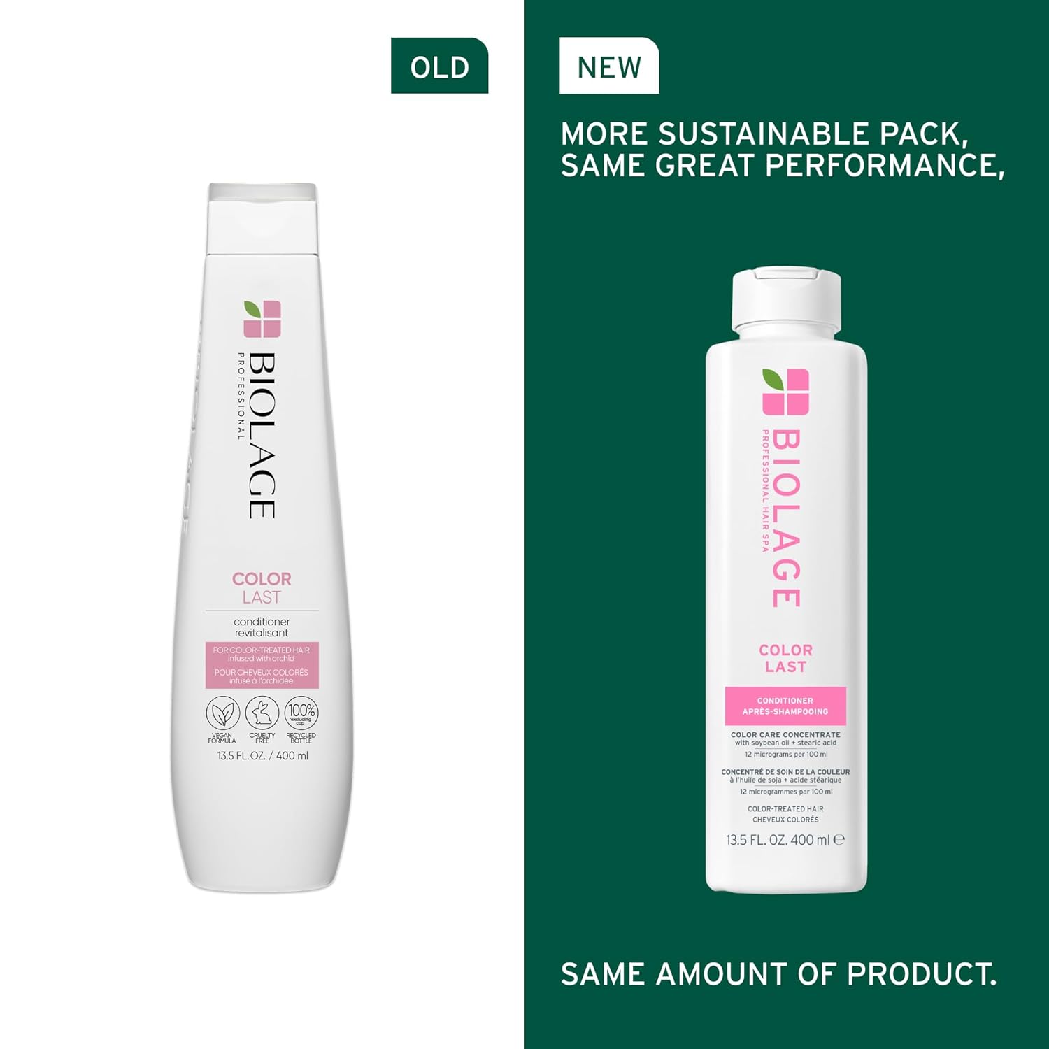Biolage Color Last Shampoo & Conditioner Set - Protects Color-Treated Hair, Hydrates & Adds Shine, Vegan
