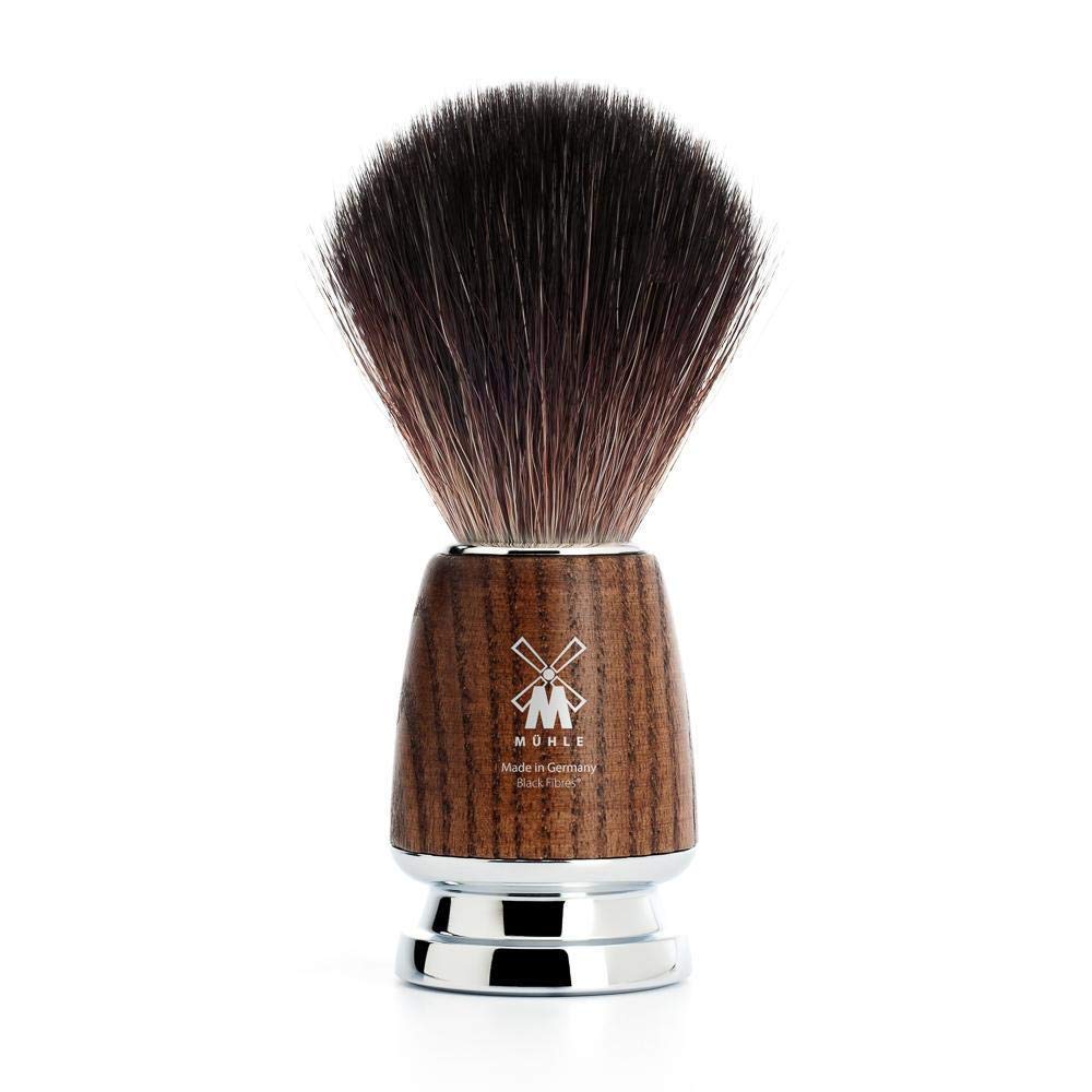 MÜHLE RYTMO Shaving Kit for Men, Steamed Ash Wet Shave Grooming Set 4-Piece