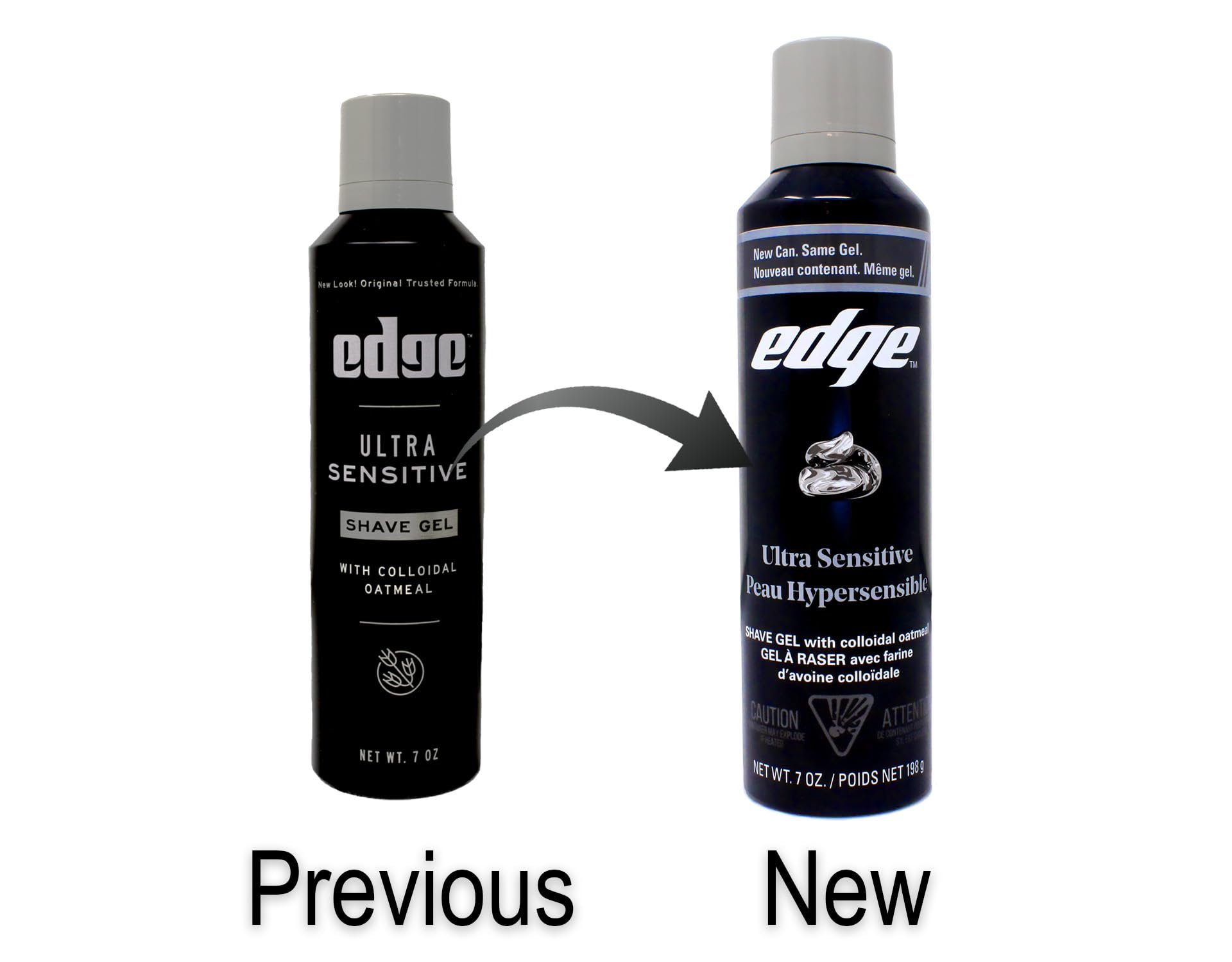 Edge Shave Gel, Fragrance Free, Ultra Sensitive 7 oz Pack of 9