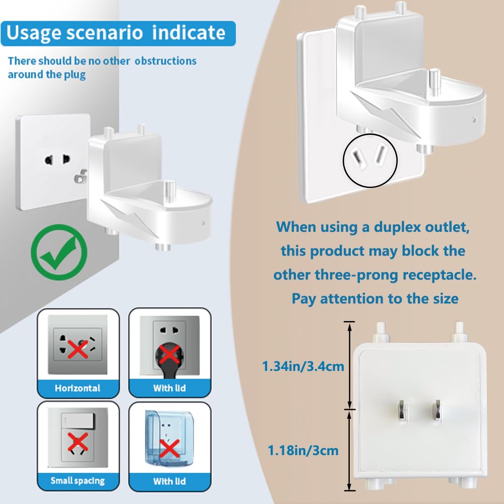 Wall Charger for Philips Sonicare Electric Toothbrush, Wireless Electric Toothbrush Wall Charger for Philips Sonicare HX6100/ HX3000/ HX6000/ HX8000/ HX9000 Series, White