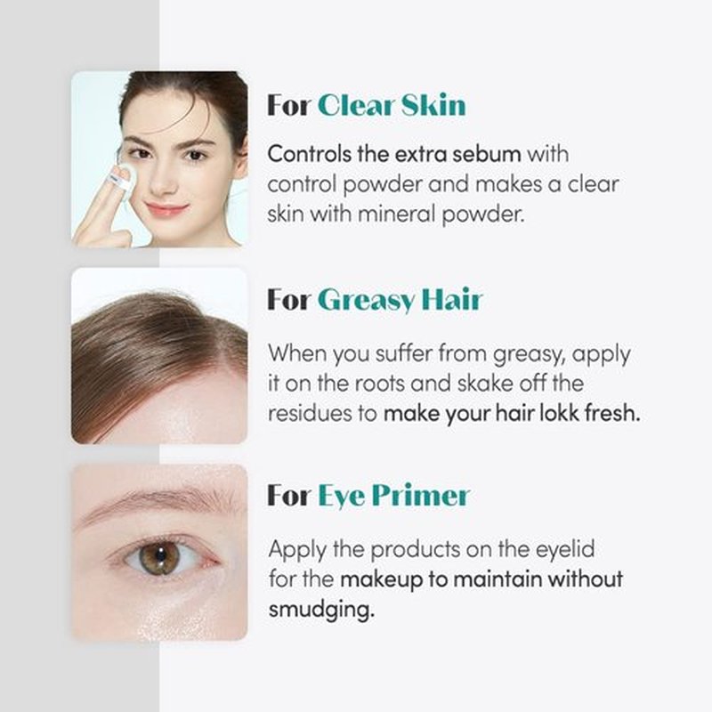 ETUDE Zero Sebum Loose Powder for Face | Lightweight Oil Control No Sebum Loose Face Powder with 80% Mineral | Long Lasting for Setting or Foundation Makes Skin Downy
