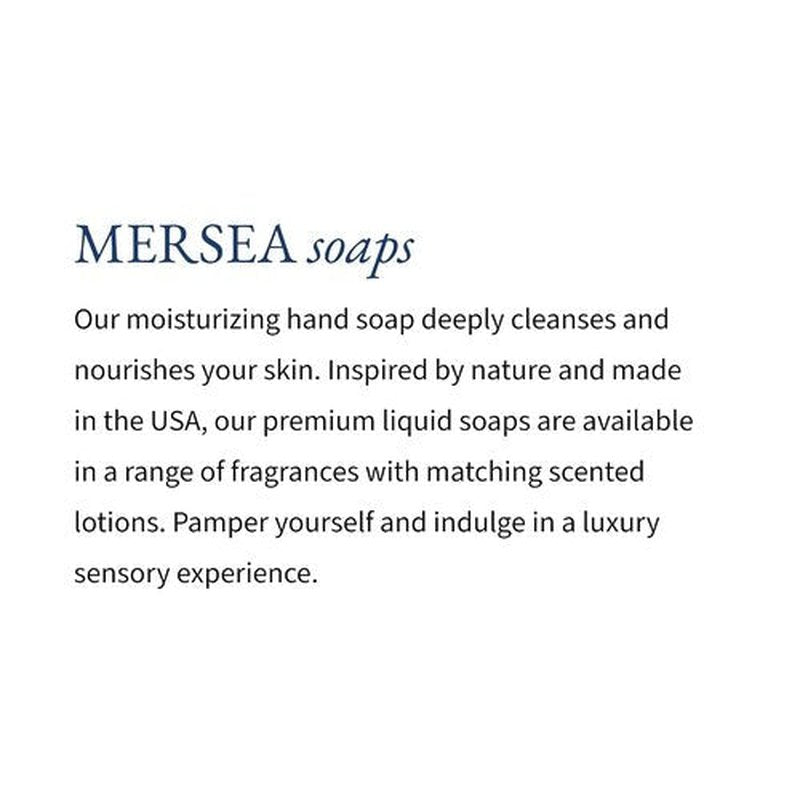 MERSEA Moisturizing Hand Soap - Large 16 fl oz Pump Bottle for Nourishing Cleanliness
