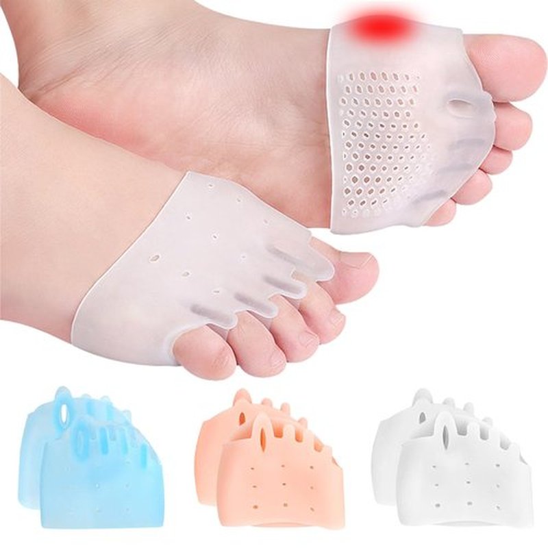 Cmbynbkp Women's Bunion Corrector & Toe Separators, 4 Pairs Soft Silicone Spacers for Hallux Valgus, Toe Overlap & Pain Relief, Breathable & Flexible Toe Alignment Pads for Everyday Comfort in Shoes