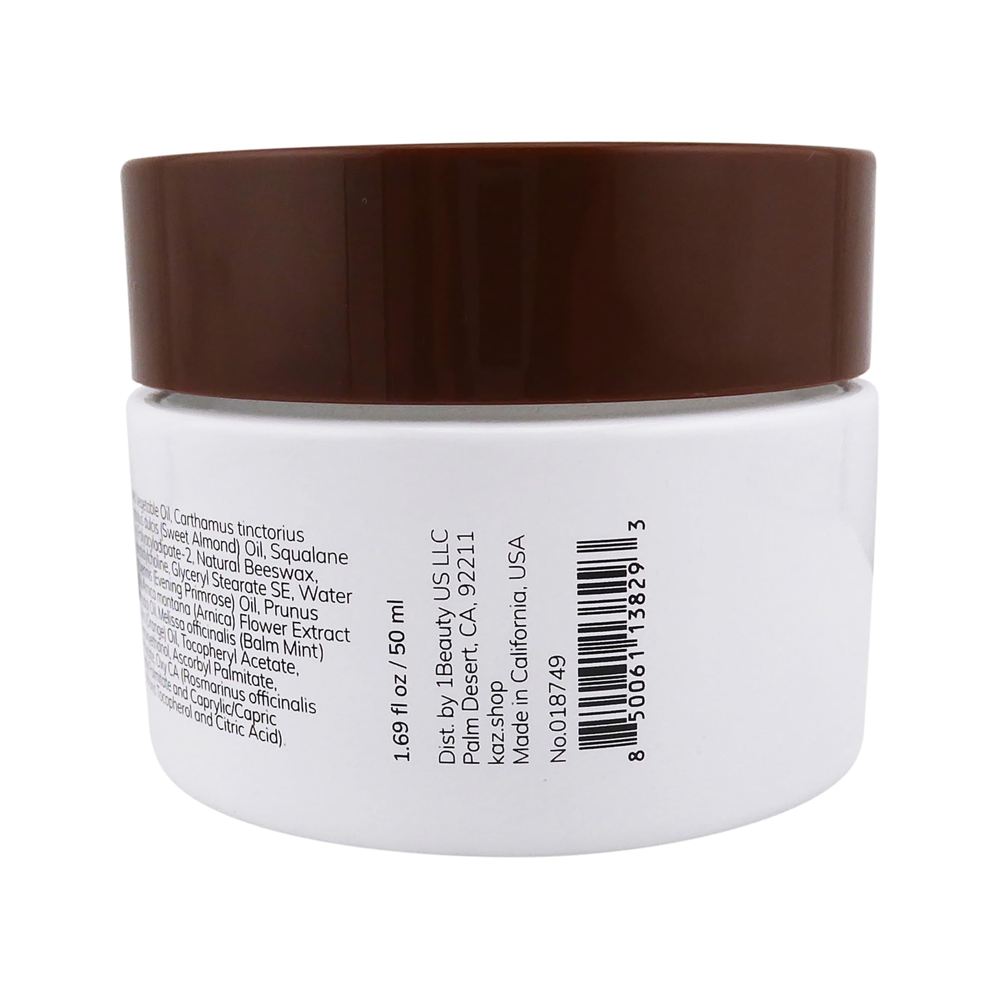 Waxness Kaz The Balm Soothing Skin Recovery Balm for Post Wax Care & Dry Skin 1.69 fl oz (50 ml) – Professional Skin Care – Made in USA