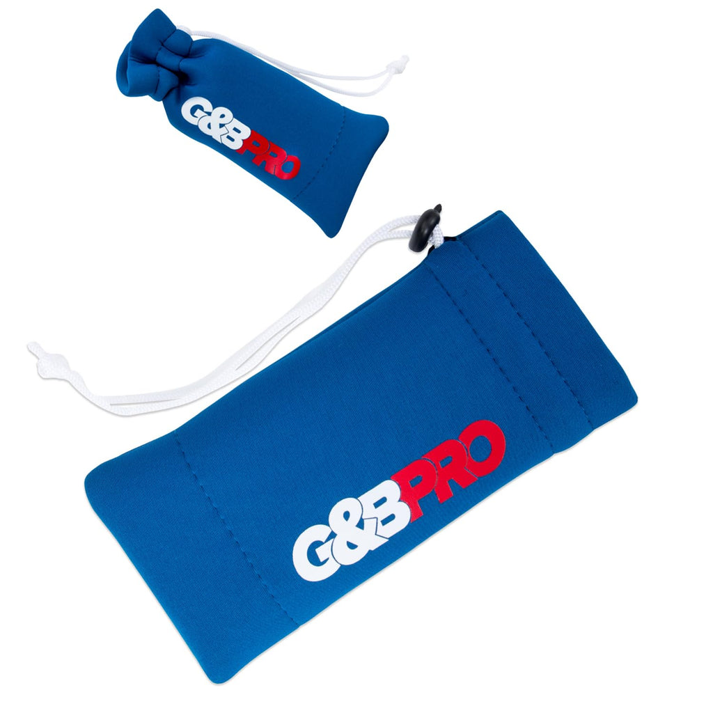 G&BPRO Blue Padded Tool Sleeve for Clippers – Durable Clipper Case with Ripstop & Neoprene – Barber Tool Bag & Organizer – Protective Design for Clippers – Ideal for Travel & Barber Accessories