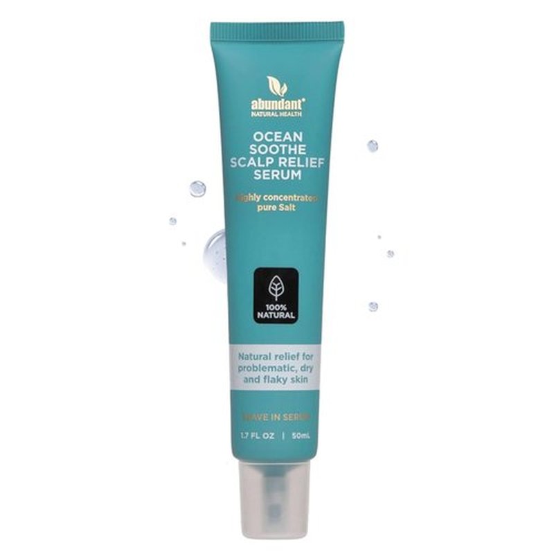Abundant Natural Health Ocean Soothe Scalp Relief Serum - Magnesium Salt Treatment for Dry Skin | 50mL