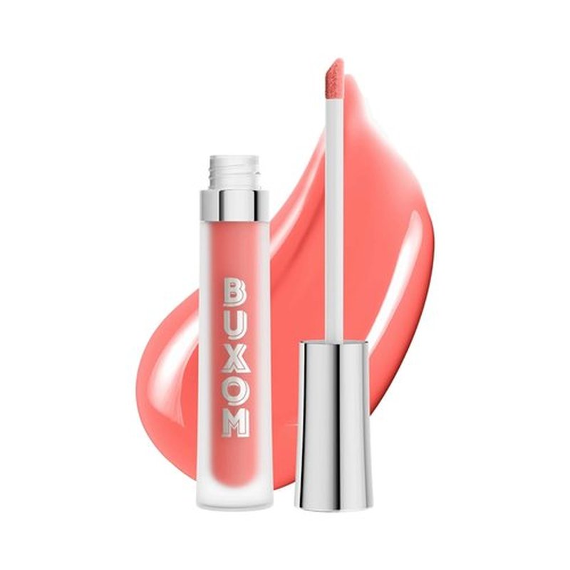 BUXOM Full-On Plumping Lip Cream - Hydrating Lip Plumper Gloss with Peptides & Hyaluronic Acid for Fuller, Softer Lips