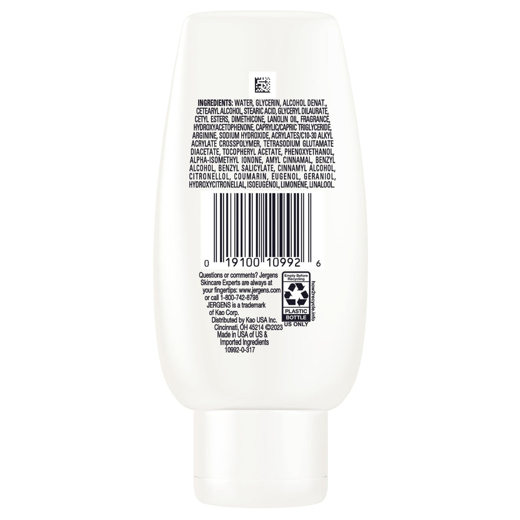 Jergens Original Scent Dry Skin Body Lotion, Hand and Body Moisturizer, Cherry Almond Essence, Dermatologist Tested, 3 Oz, Pack of 8