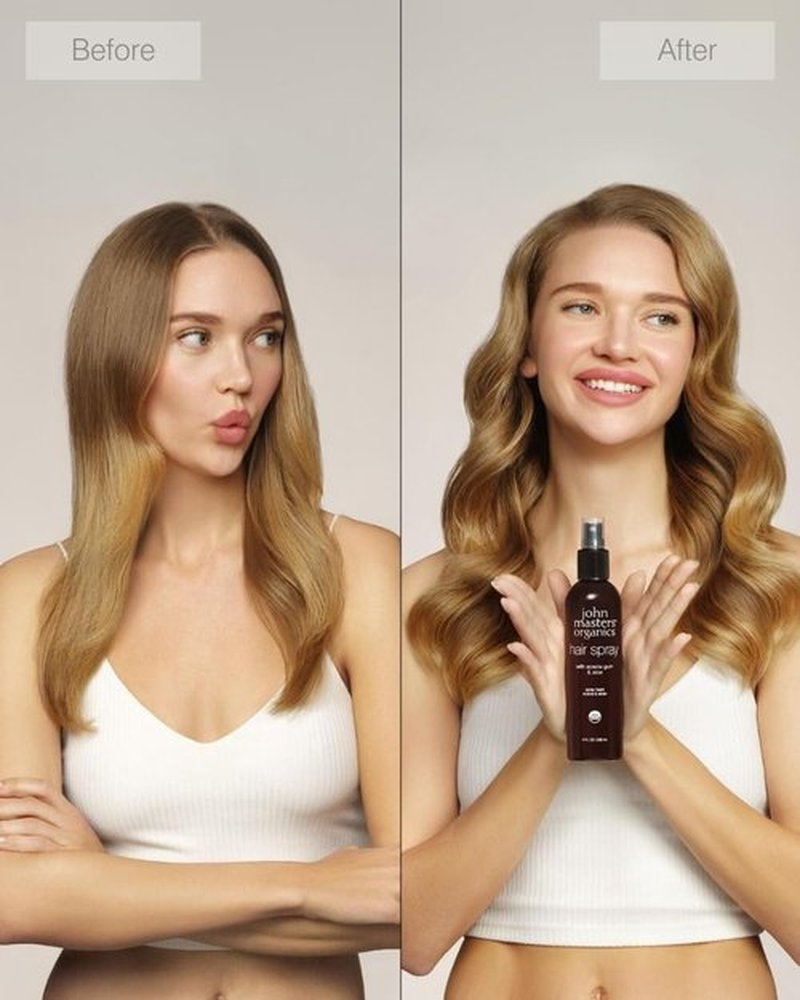 John Masters Organics Hair Spray - 95% Organic Ingredients | USDA Certified Organic Formula