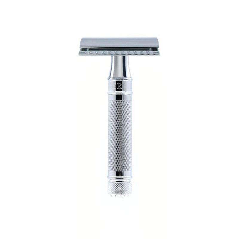 Edwin Jagger Classic Double Edge Safety Razor - Eco-Friendly, Short Handled, Knurled Design for Men & Women