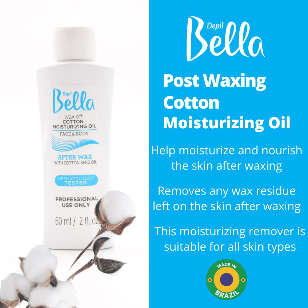 Depil Bella Roll On Wax Honey and Propolis Depilatory | Body Waxing, Hair Removal Wax-Cartridge | For Men and Women | Home Self Waxing | Sensitive Skin | Painless (10 PACK + COMBO)