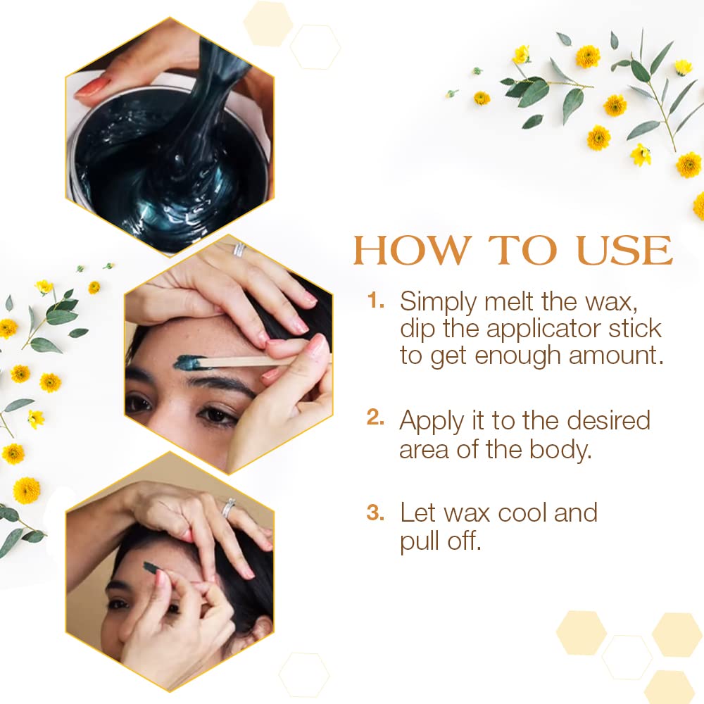 GiGi Eyebrow Wax Sticks for Hair Removal Small, Fine Applicator Stick, Wooden Waxing Sticks for Face & Eyebrows, 100 ct