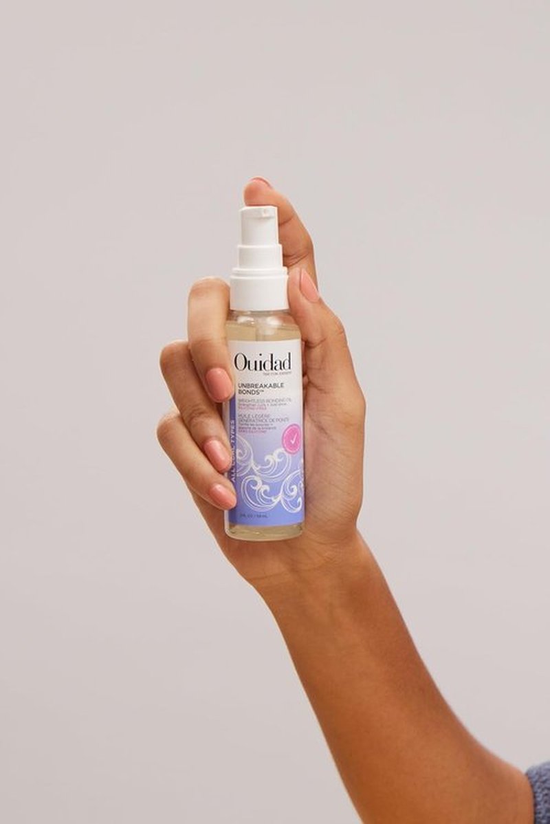 Ouidad Unbreakable Bonds Weightless Bonding Oil - Hydrating & Strengthening for Curly Hair | 2 fl oz, Infused with Squalane & Vitamin C