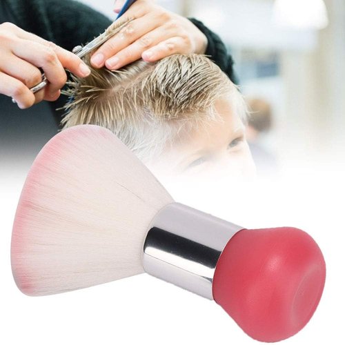 Ktsxxops Barber Brush Neck Duster, Broken Hair Sweep Brush Hairdressing Broken Hair Cleaning for Barber Shop, Versatile Nail Dust
