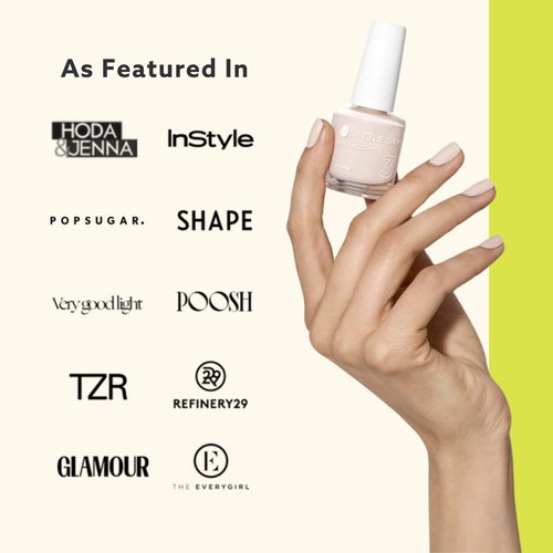 Dazzle Dry Complete Starter Mini Kit | Step 1 - Nail Prep, Step 2 - Base Coat, Step 4 - Top Coat, Transform - Ridge Filler & Revive - Polish & Top Coat Thinner.