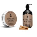 Striking Viking Beard Balm Sandalwood (1oz) & Beard Wash Sandalwood (17oz)
