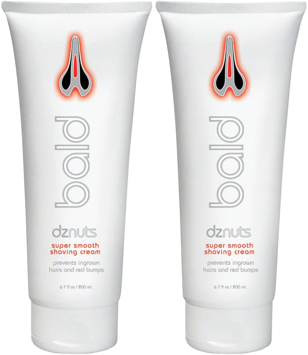 dznuts - Bald Super Smooth Shaving Cream - 6.7 Fl Oz (Pack of 2)