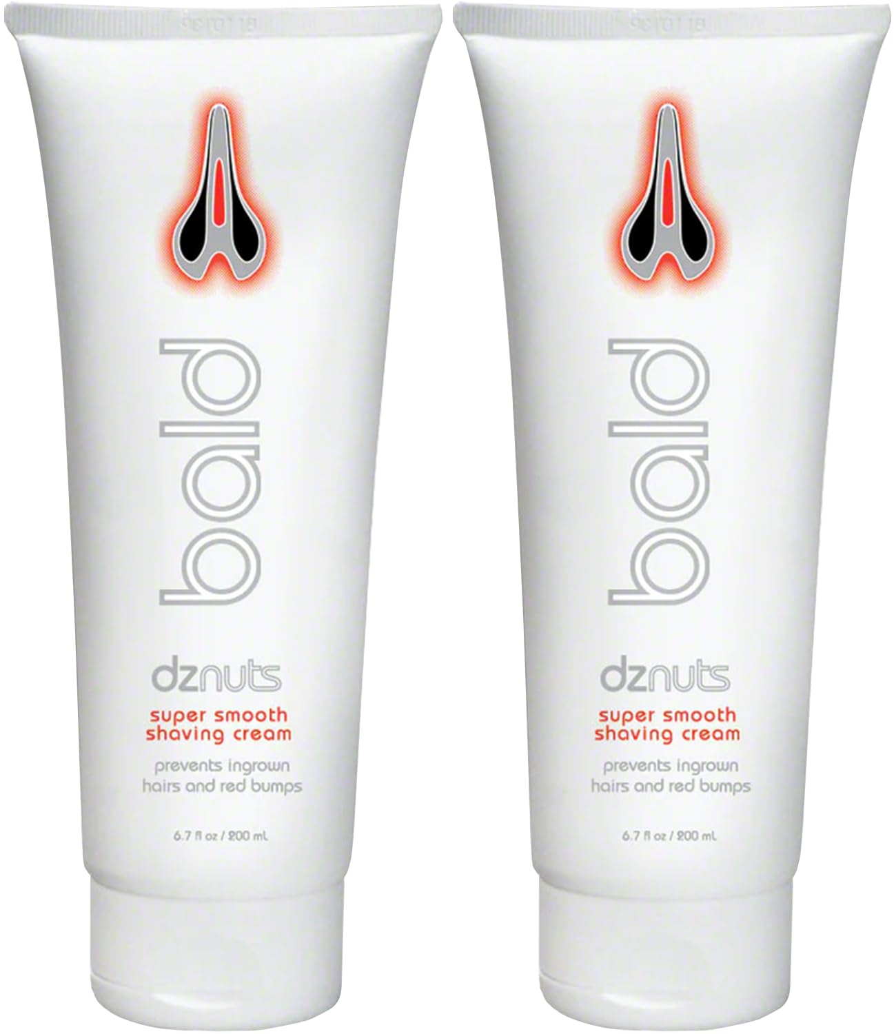 dznuts - Bald Super Smooth Shaving Cream - 6.7 Fl Oz (Pack of 2)