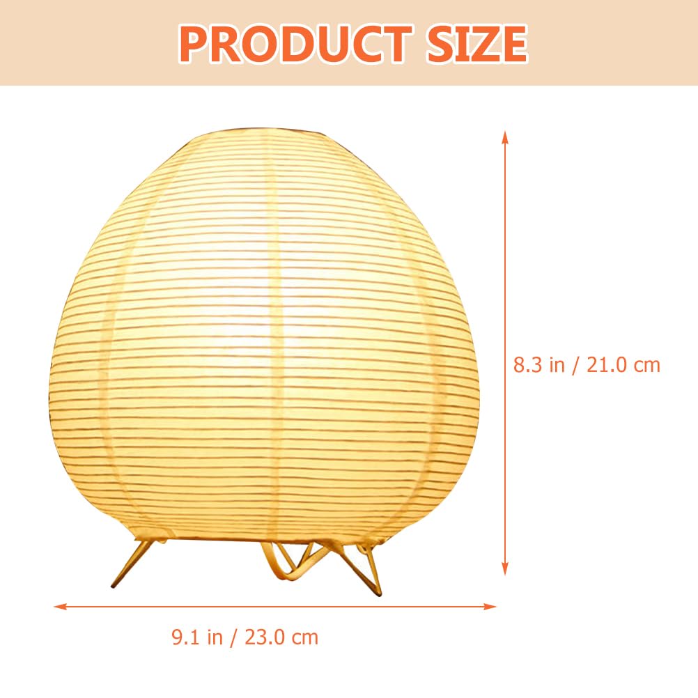Rice Paper Lamp Bedside Light Kids Paper Small Night Light Bedroom Lantern Us Plug Lamp Shade Lamps Table Modern Modern Table Lamps for Bedroom