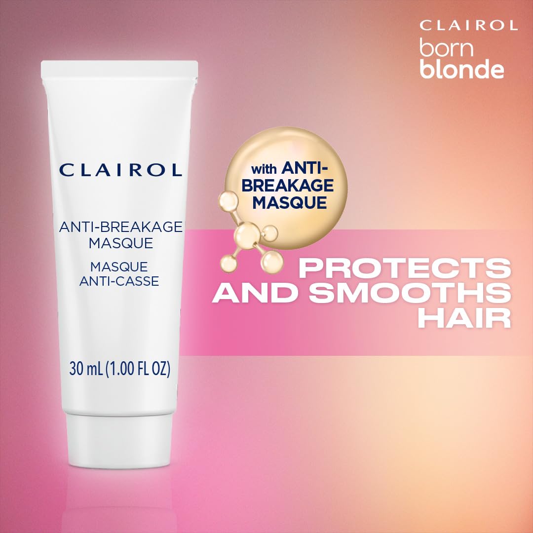 Clairol Born Blonde Extra Blonde Bleach Kit, Complete Lightening System, Up to 6 Levels Lighter Hair Color, Pack of 3 - Packaging May Vary