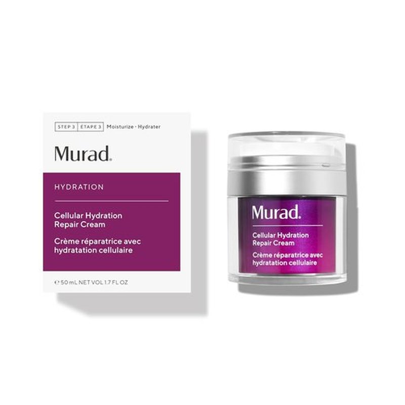Murad Cellular Hydration Barrier Repair Cream - Nourishing Face Moisturizer with Bilberry & Omega Fatty Acids for Dry Skin - 1.7 Fl Oz