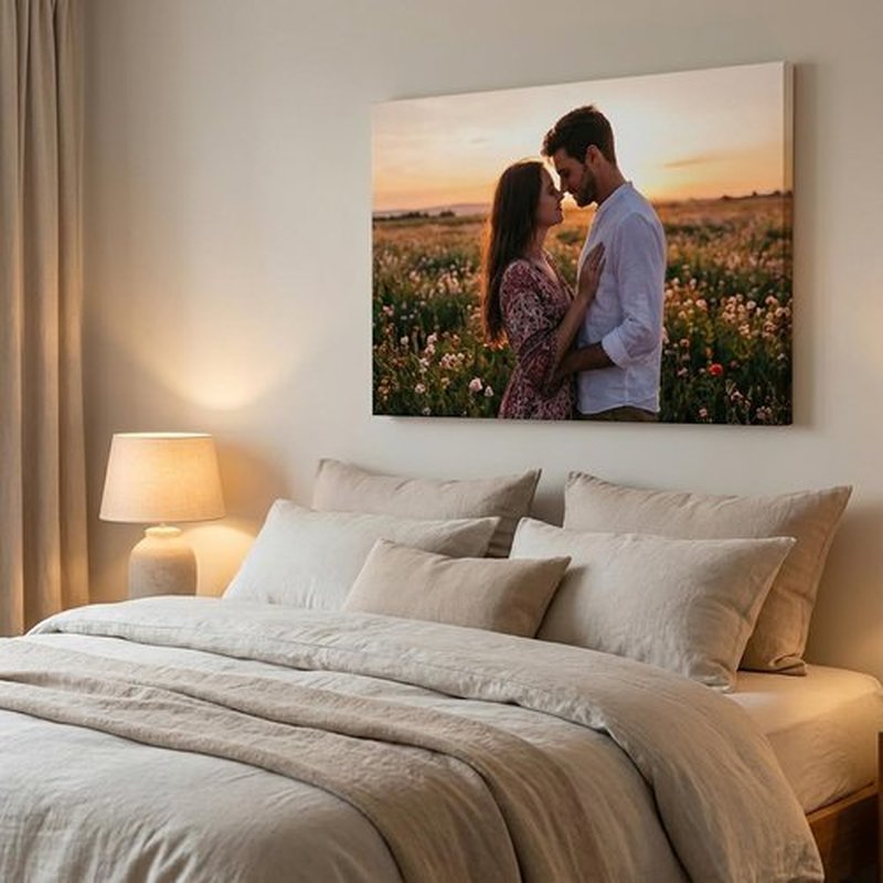 IUI Custom Canvas Prints - Personalized Photo Wall Art | Stunning Framed Decor for Home, Gifts & Keepsakes (24"L × 32"W)