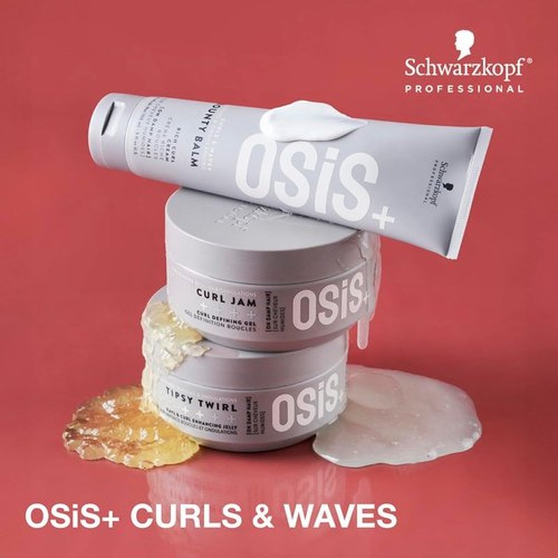 OSiS+ Tipsy Twirl Curl Cream - 10.1 Fl Oz Medium Hold Curl Enhancer for Defined Waves & Humidity Protection
