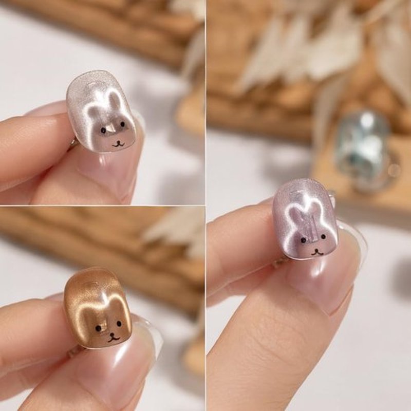Cat Eye Magnet for Nails,11 PCS Cateye Magnets, Cat Eye Gel Nail Polish Magnet Tools, Strong Magnetic Square Round Double Ended Magnet Stick Diverse Glassy Cateye Effect